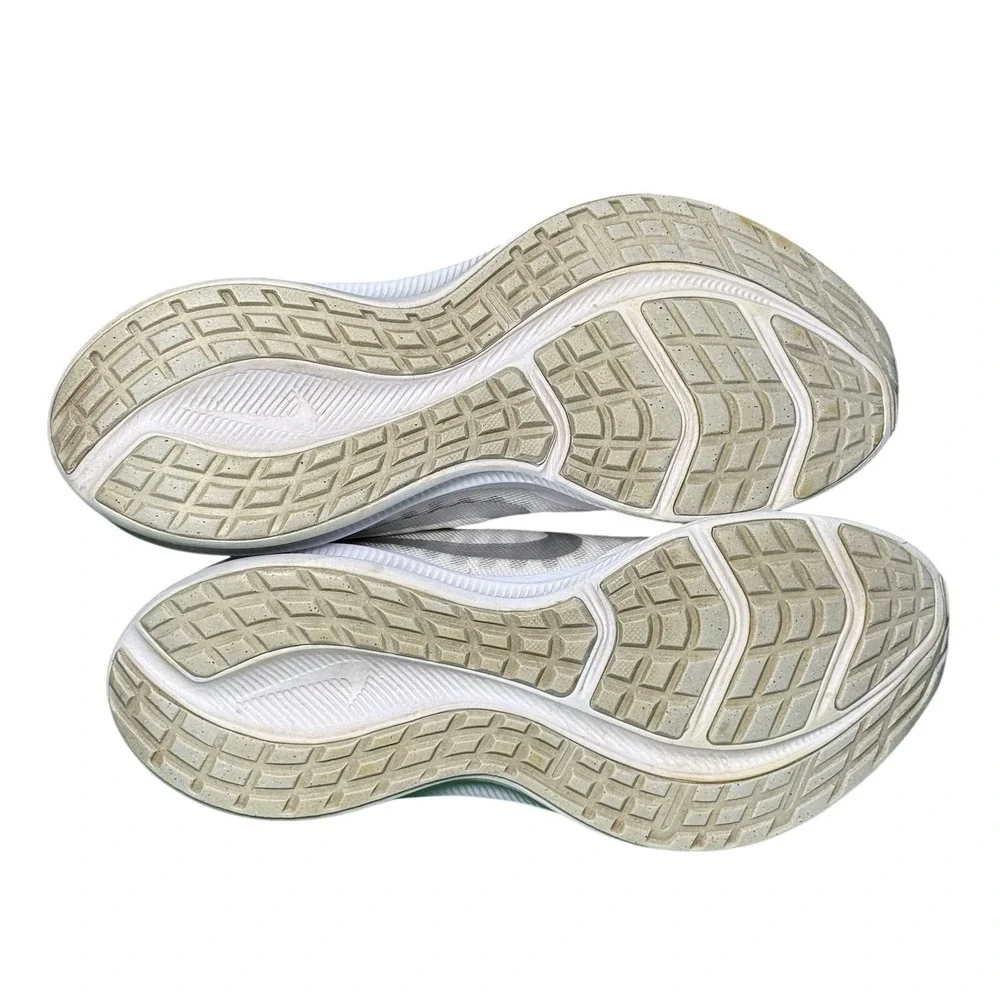 Nike Downshifter 10 Womens Running Shoes White Metallic Silver CI9984-100 Size 7